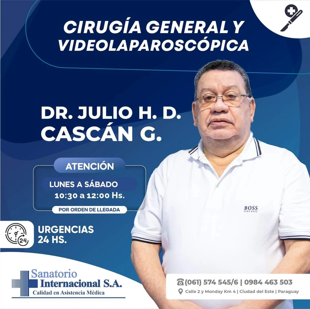 Dr. Julio H. D. Cascán G.